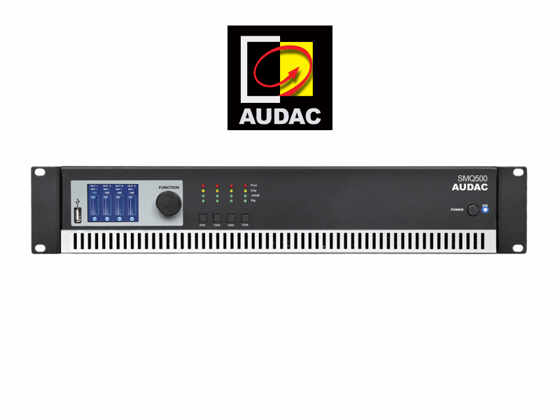 AUDAC SMQ500 4 x 500W AMPLİFİKATÖR